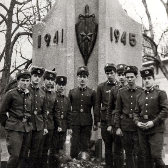 Soldaten des Wachbataillons bei einer Gedenkfeier.