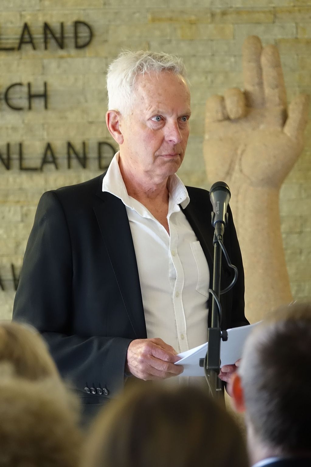 Martin Blindheim, Sohn des norwegischen Widerstandskämpfers Martin Edvard Blindheim (Foto: GSBadH)