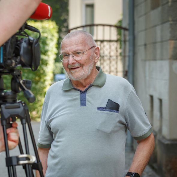 Horst-Adolf Hennig berichtete von seiner Haft im sowjetischen Untersuchungsgefängnis Leistikowstraße, © GBLP, Hagen Immel Horst-Adolf Hennig berichtete von seiner Haft im sowjetischen Untersuchungsgefängnis Leistikowstraße, © GBLP, Hagen Immel