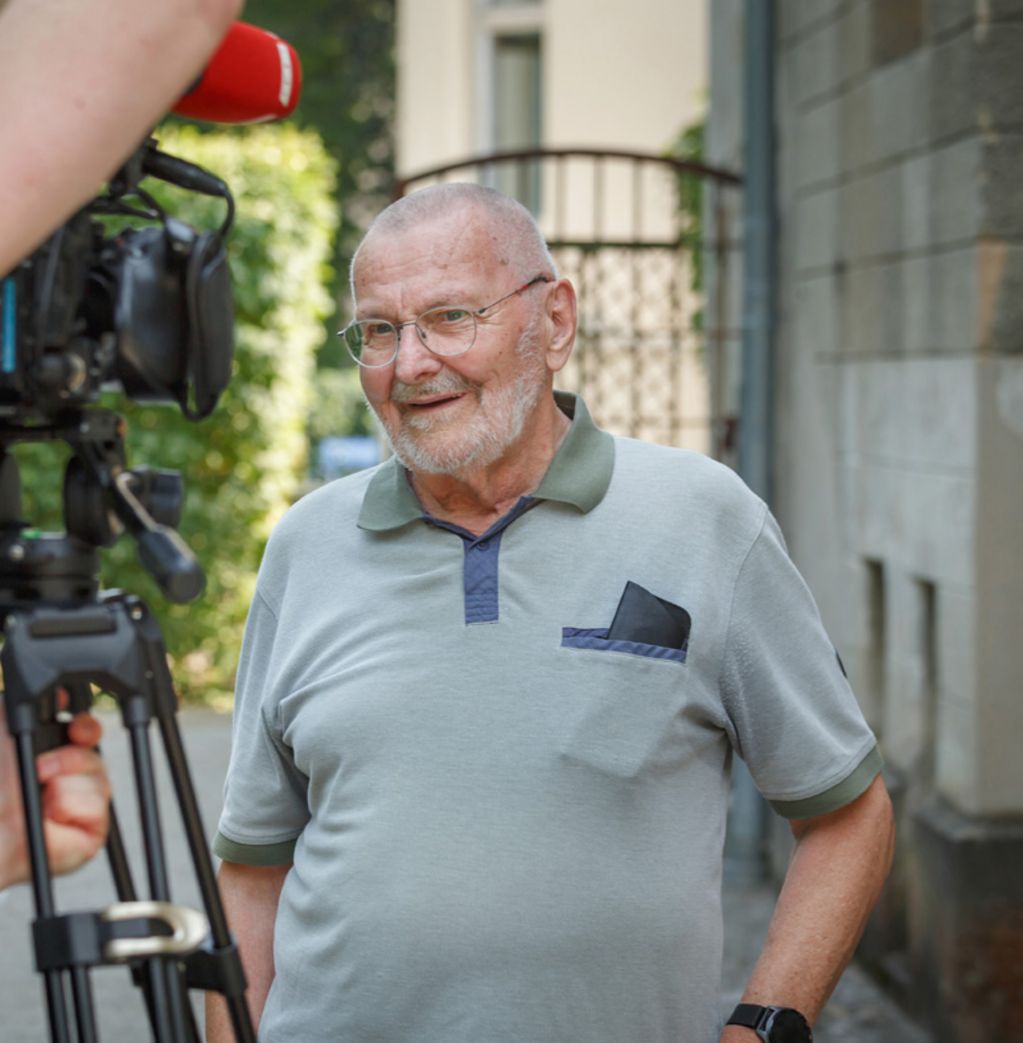 Horst-Adolf Hennig berichtete von seiner Haft im sowjetischen Untersuchungsgefängnis Leistikowstraße, © GBLP, Hagen Immel