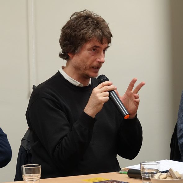 Andreas Weigelt bei der Veranstaltung »Im Gespräch« in der Gedenkstätte Zuchthaus Brandenburg-Görden (Foto: GBadH). Andreas Weigelt bei der Veranstaltung »Im Gespräch« in der Gedenkstätte Zuchthaus Brandenburg-Görden (Foto: GBadH).