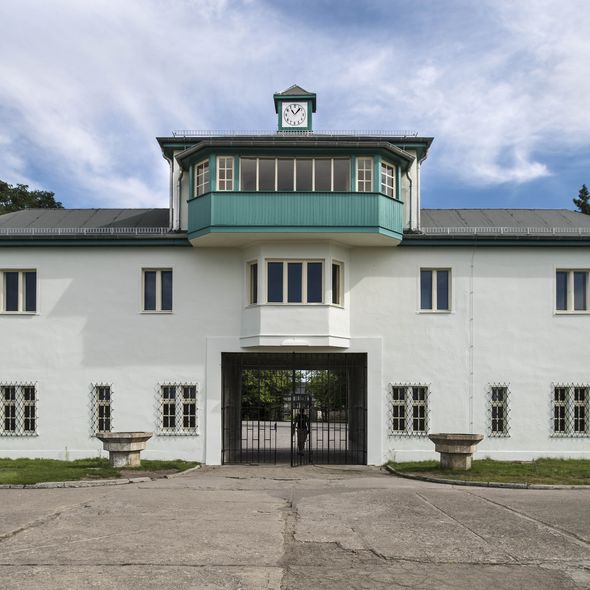 Turm A, Sitz der Abteilung "Schutzhaftlager" der Kommandantur des KZ Sachsenhausen