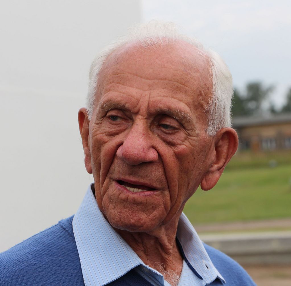 Simcha Applebaum in der Gedenkstätte Sachsenhausen, 2015 (Foto: GuMS)