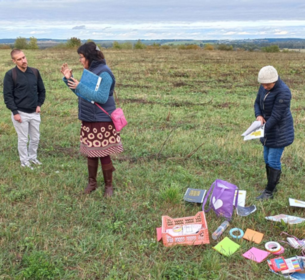 Projektarbeit am Gedenk- und Erinnerungsort ehemaliges KZ-Außenlager Neubrandenburg-Waldbau (© MGR)