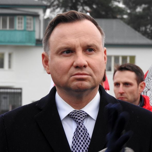 Der polnische Präsident Andrzej Duda in der Gedenkstätte Sachsenhausen am 9. November 2019 (Foto: Sven Hilbrandt) Der polnische Präsident Andrzej Duda in der Gedenkstätte Sachsenhausen am 9. November 2019 (Foto: Sven Hilbrandt)